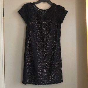 Gorgeous Loft black lace dress